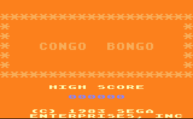 Congo Bongo (1983) (Sega) Screenshot
